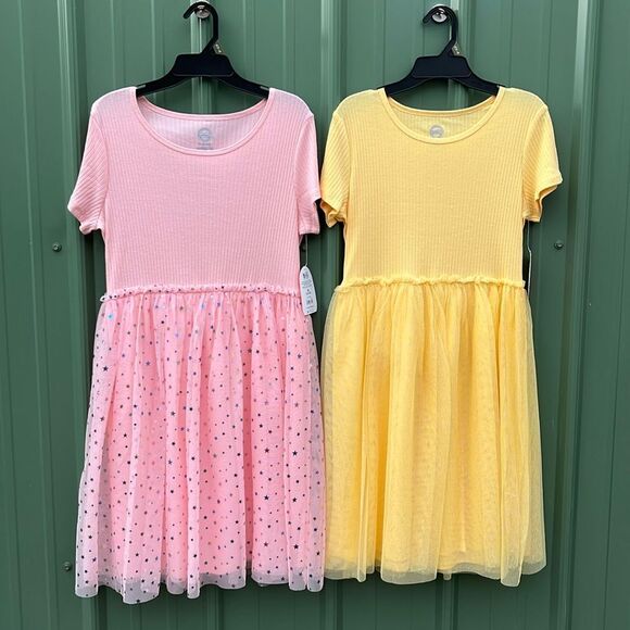 Girls Short Sleeve Tutu Dress, 2-Pack Size XL - Picture 1 of 4